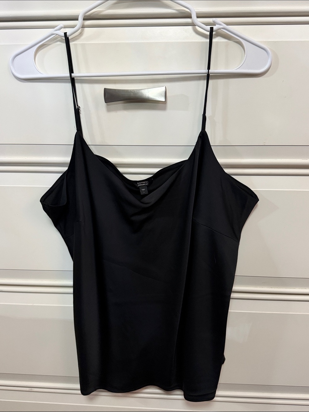 Express Satin Scoop Neck Downtown Cami